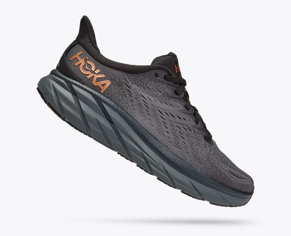 Hoka One One Clifton 8 1119394 ACPP Scarpe Running Donna Antracite Rame