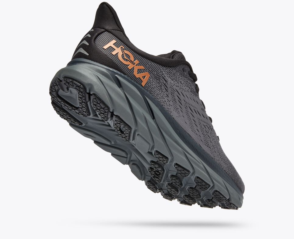 Hoka One One Clifton 8 1119394 ACPP Scarpe Running Donna Antracite Rame