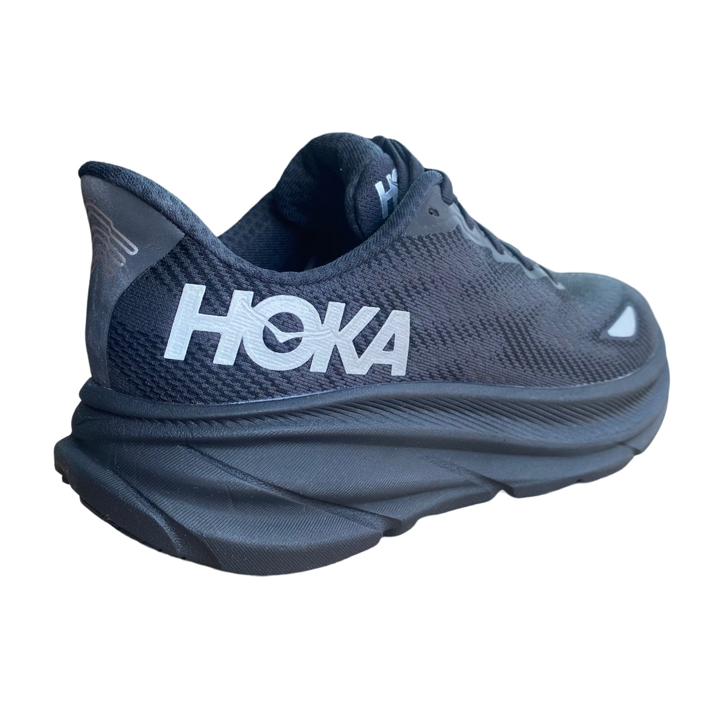 Hoka Clifton 9 GTX Scarpe Running Uomo Gore-Tex Impermeabili Nere 1141470-BBLC