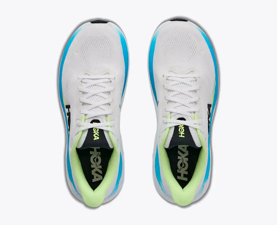 Hoka One One Scarpa Running Uomo Clifton 11 Bianco Nero 1176572-FLCK