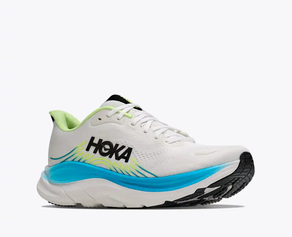 Hoka One One Scarpa Running Uomo Clifton 11 Bianco Nero 1176572-FLCK