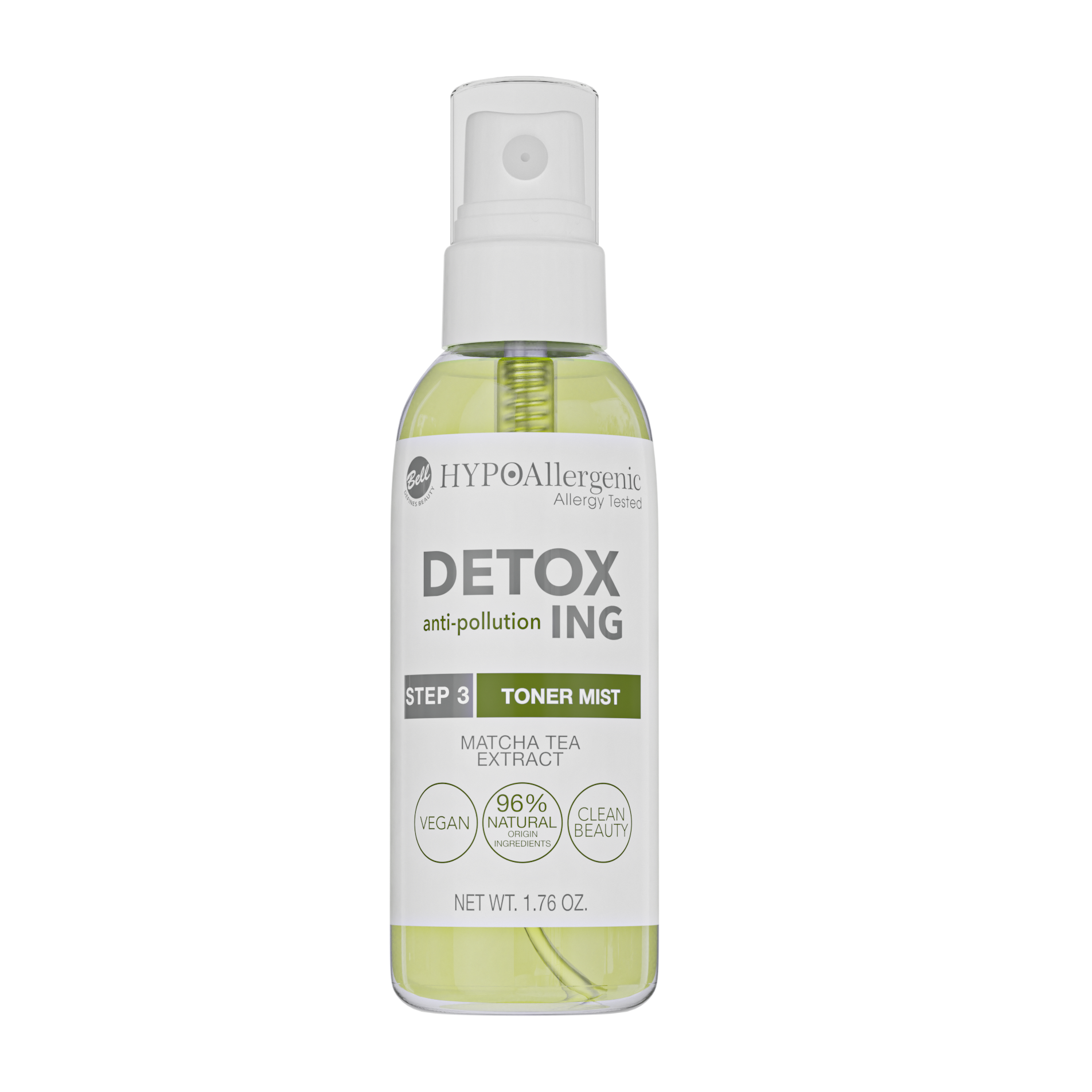 HypoAllergenic DetoxIng Toner Mist Step 3 Tonico Riequilibrante, Idratante E Lenitivo 50 ml