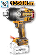 Avvitatore ad Impulsi Ingco 20V 3/4" 1350Nm - Solo Corpo