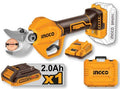 Forbice da potatura 20V Brushless con Batteria da 2Ah e Caricabatterie + Valigetta