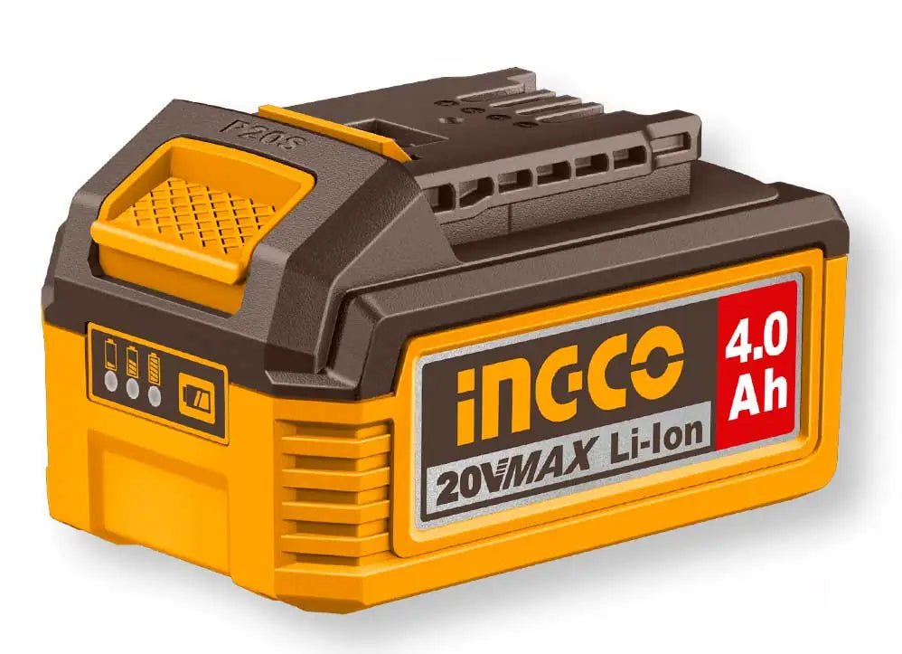 Battery pack Ingco 20V batteria 4Ah con caricabatterie linea P20S