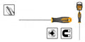 Cacciavite Phillips PH2 INGCO 150mm – Acciaio S2, manico ergonomico