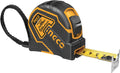 Flessometro INGCO 5m x 25mm – Nastro in nylon, doppio gancio, clip da cintura
