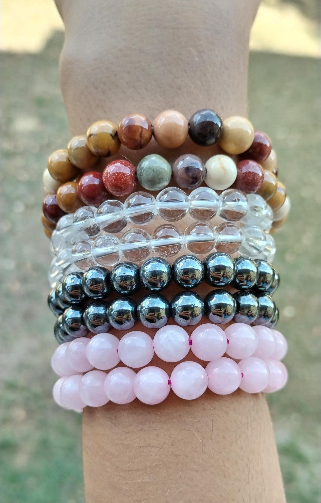Bracciali Palline Pietre