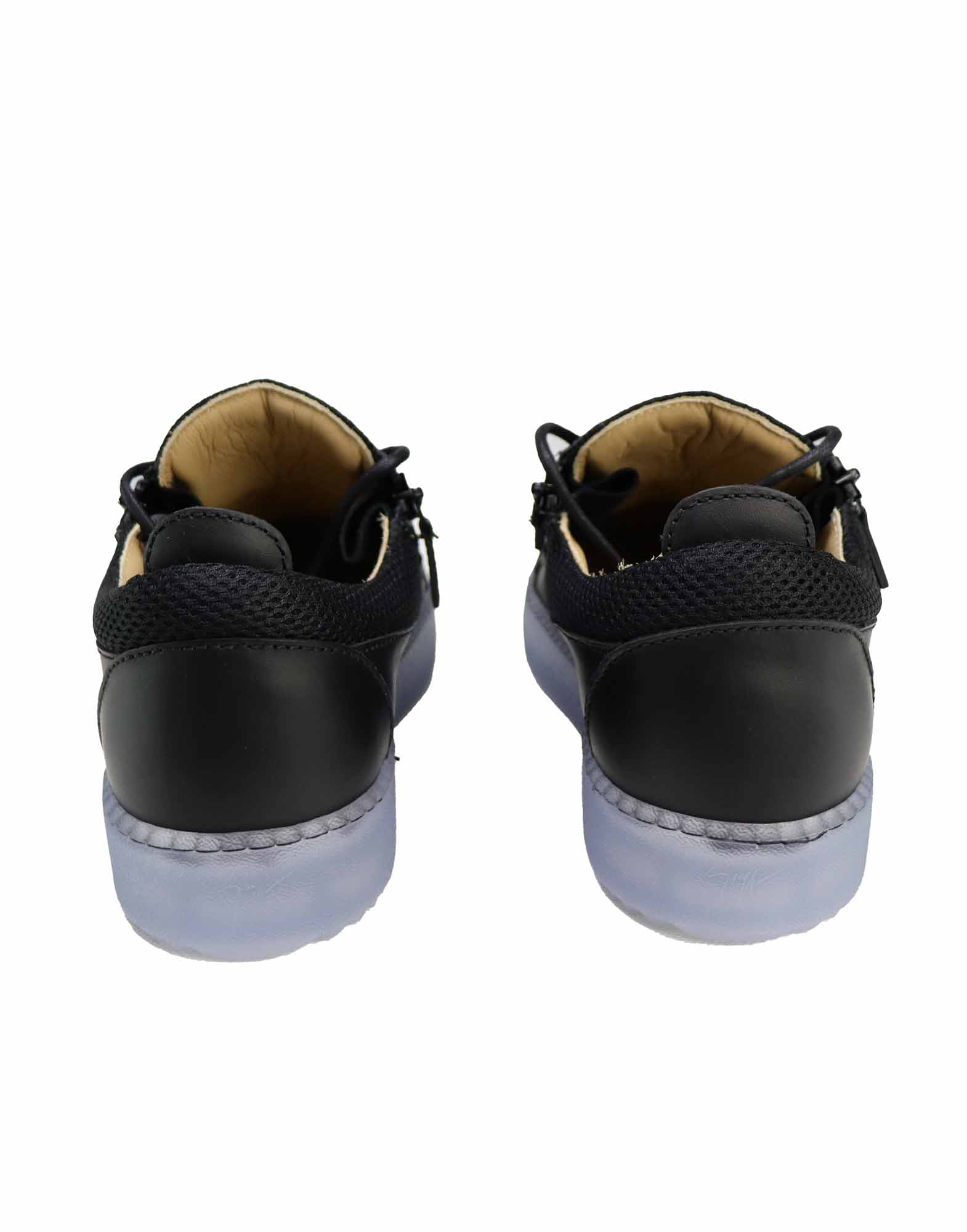 SNEAKER NERE  E TRASPARENTI