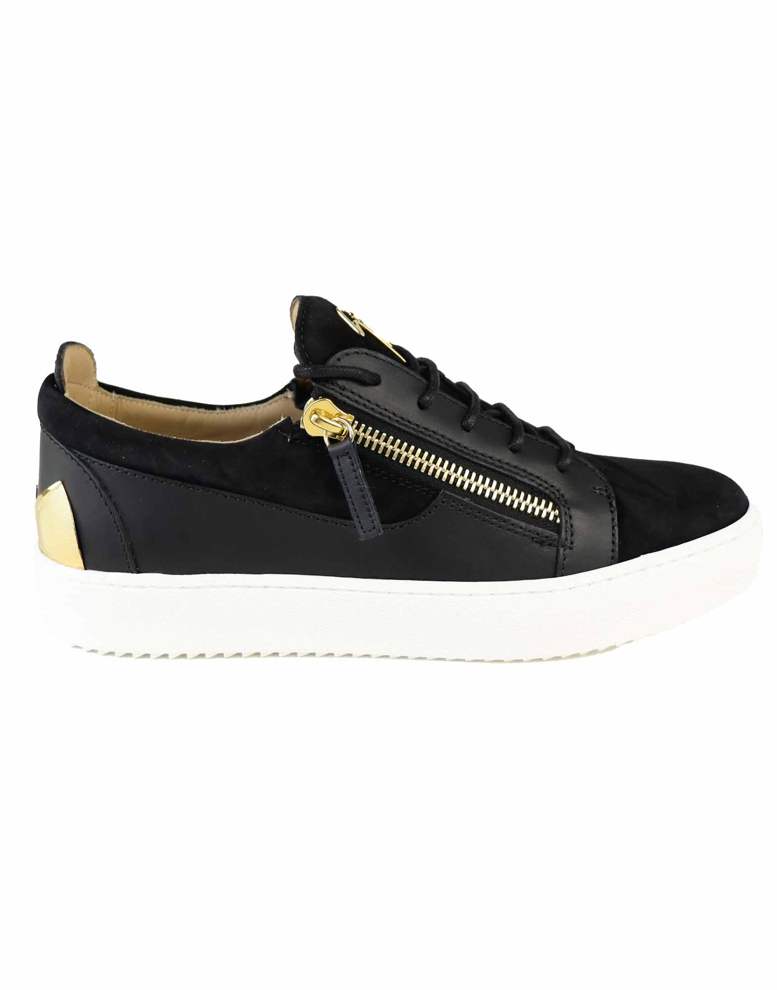 SNEAKER NERE E ORO