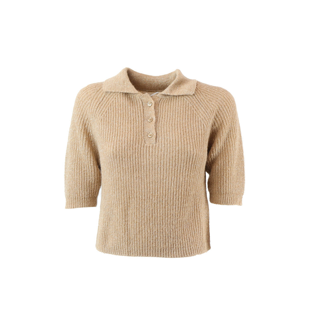 MAGLIA CALCUT CAMMELLO