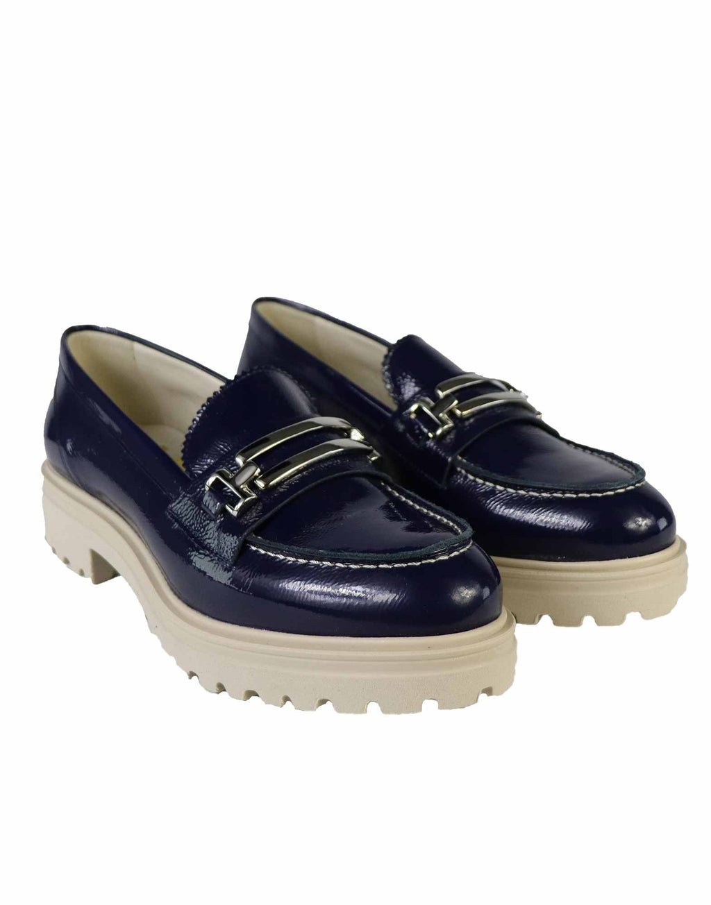 MOCASSINO IN NAPLAK BLUE