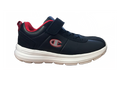 Champion scarpa da ginnastica da bambino in pelle con strappo Low Cut Cody S31348-F18-BS501 blu
