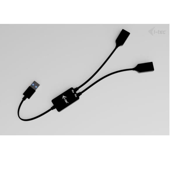 HUB USB-A CAVO Flessibile a 2 porte (2x USB-A) [U3CBLHUB2A]