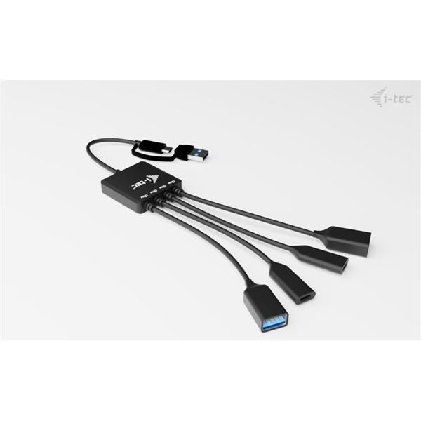 Cavo HUB USB-C/USB-A a 4 porte (2x USB-C, 2x USB-A) [CACBLHUB2A2C]