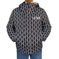 Icon Giubbotto IU9083J Nero Bianco - Giacca Logo Cappuccio Uomo Streetwear Leggera