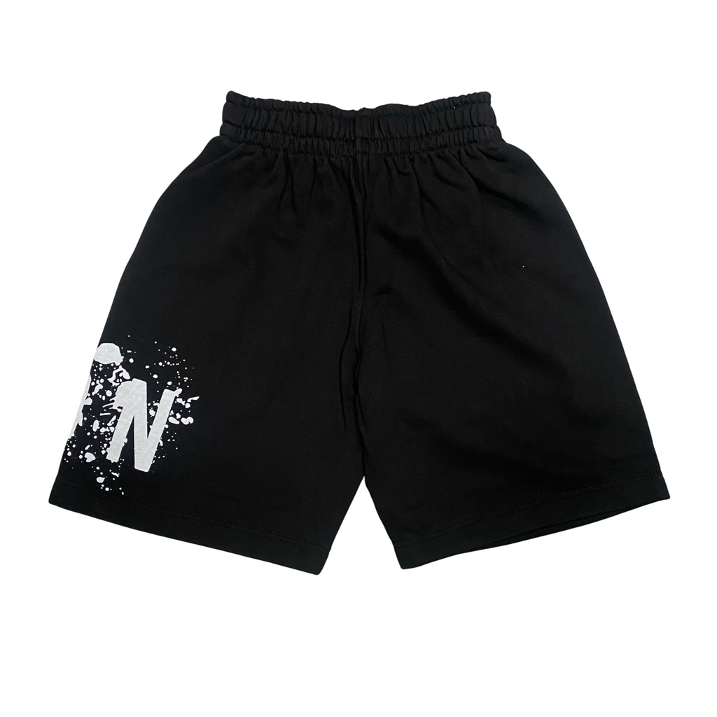 Icon pantaloncino junior con stampa schizzo IBSH00523 nero
