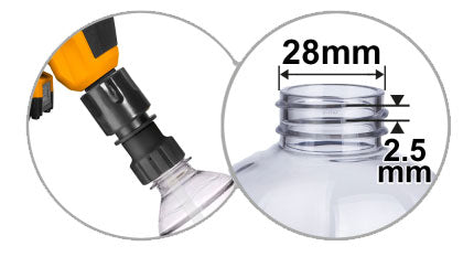 Idropulitrice a batteria 20v con 1 batteria e caricabatterie rapido