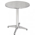 Tavolo a colonna in alluminio ø 70 waterproof