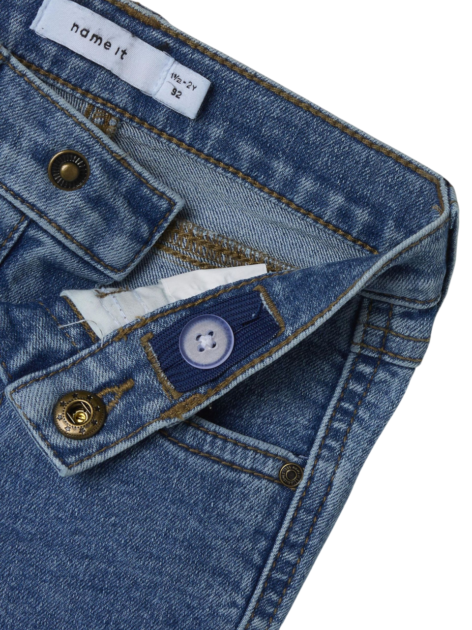 Name It Jeans Bambina - Polly Bootcut 13244343 blu medio
