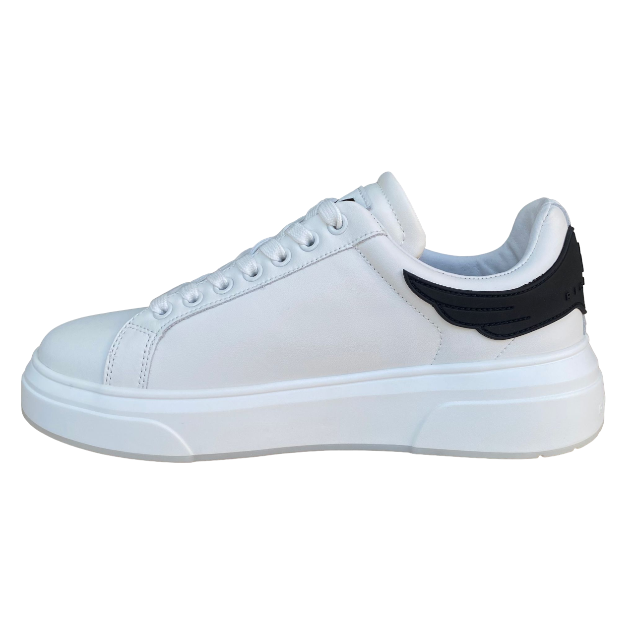 John Richmond scarpa sneakers da uomo in pelle Action 22203/CP A bianco