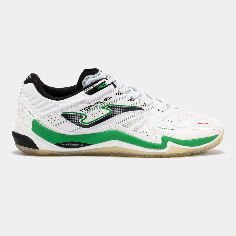 Joma Top Flex Ultimate 2502 Scarpe Calcetto Indoor Uomo Bianco Verde - TFUW2502IN
