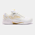Joma scarpa da tennis da donna Set 2202 bianco-oro