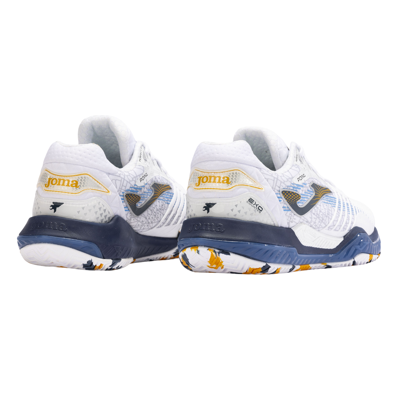 Joma Point Men Argilla 2402 Scarpe Tennis Uomo Bianco Blu - TPOINTM2402