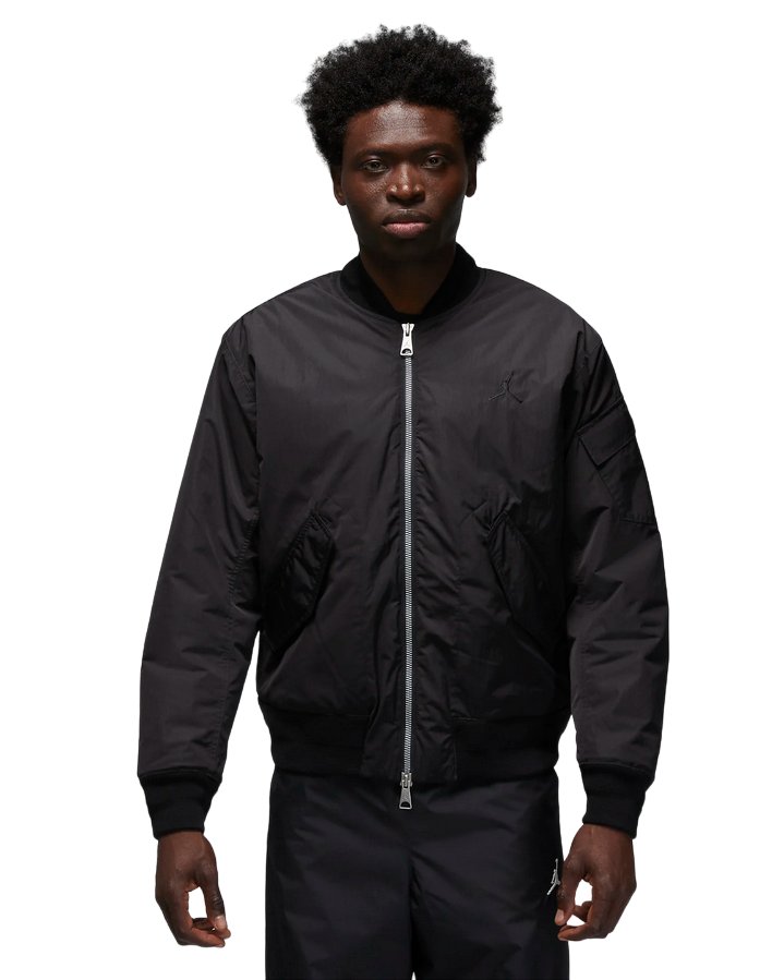 Jordan Giacca Bomber Renegade Essentials FB7316-010 Nero Uomo