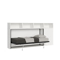 Letto a scomparsa singolo orizzontale Kando con materasso e composizioni disponibili