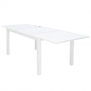 Tavolo Formentera allungabile in alluminio 160/240 X 90