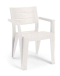 Sedia Julie Keter – Ergonomica, Resistente, Effetto Legno, 5 Colori