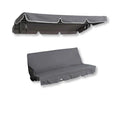 Kit ricambio per dondolo PANAREA BIG – Cuscino, schienale e tettuccio Dark Grey