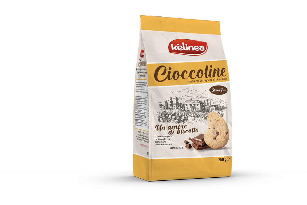 Kelinea - CIOCCOLINE - Frollini con gocce di cioccolato - 250g