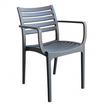 Poltrona in polipropilene impilabile Eveline - Dimensioni: 58.5x55.2x84cm