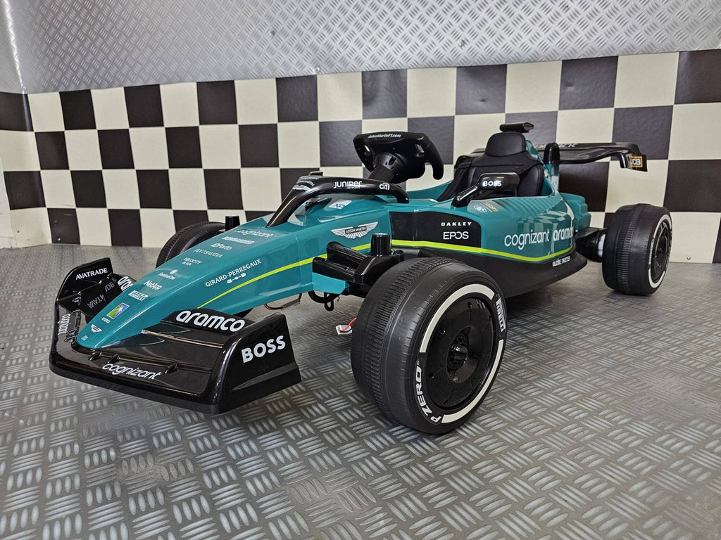Auto Elettrica per Bambini Aston Martin F1 24 V – Verde