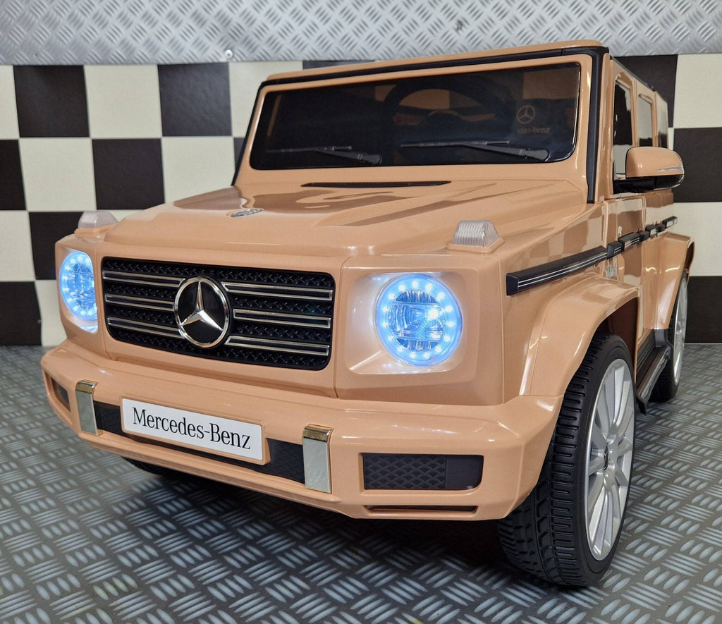 Auto Elettrica per Bambini Mercedes G500 12 V – Colore Sabbia