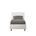 Letto singolo imbottito 80x210 similpelle Adele senza rete e contenitore