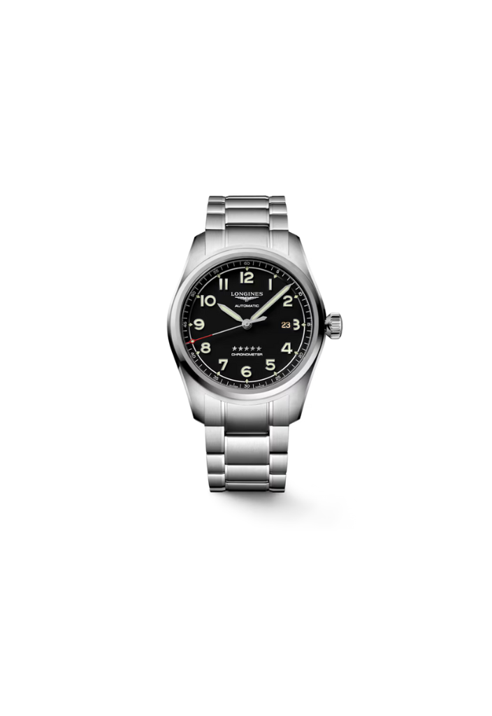 LONGINES SPIRIT Automatico Swiss Made Acciaio Quadrante Nero Ø 37/40/42 mm – L3.410.4.53.6