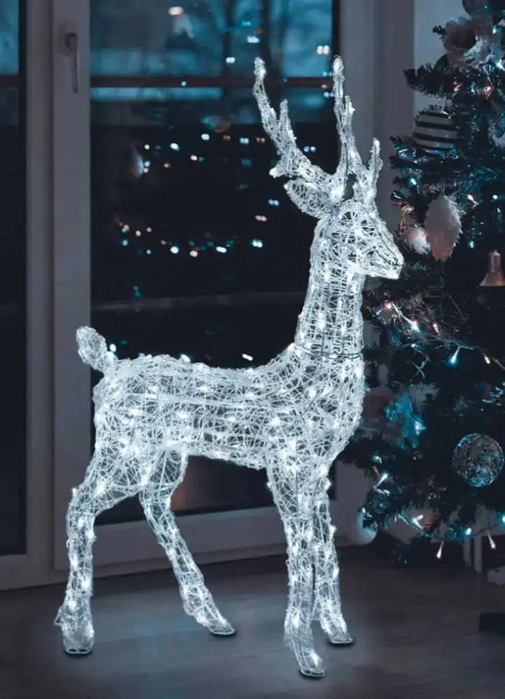 Renna 3D Acrilico Soft Lampara LED de Diseño Moderno, Iluminación Colgante