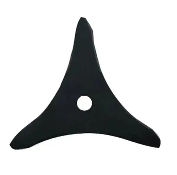 Lama in acciaio per decespugliatore 3 taglienti dritta