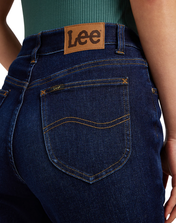 Lee Jeans Donna a Zampa Ultra Lux Comfort 112350781 Blu Scuro