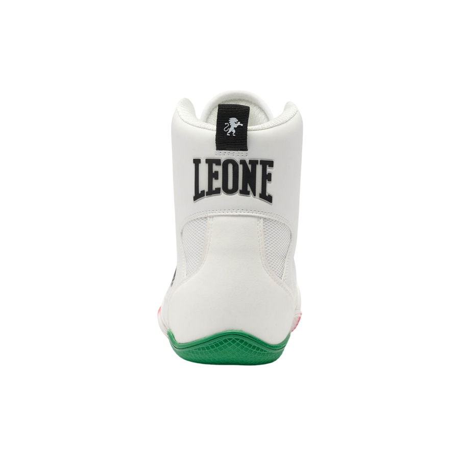 Leone 1947 Stivaletti Premium CL110 Bianco – Scarpe da Boxe Unisex, Comfort e Stabilità