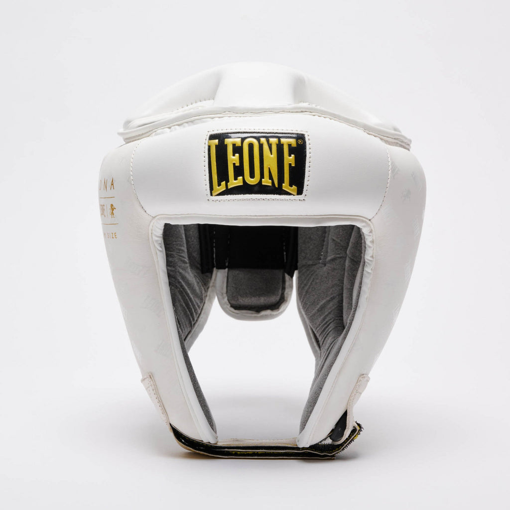 Leone Casco Boxe DNA CS444 Bianco: Protezione Anti-Shock e Stile Elegante