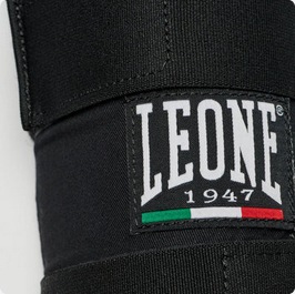 Leone Paratibia Basic PT132 Nero – Paratibia unisex, protezione allenamento, chiusura velcro regolabile
