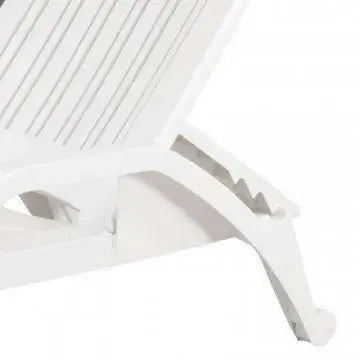 Lettino Zanzibar - Bianco, 190x71x46 cm