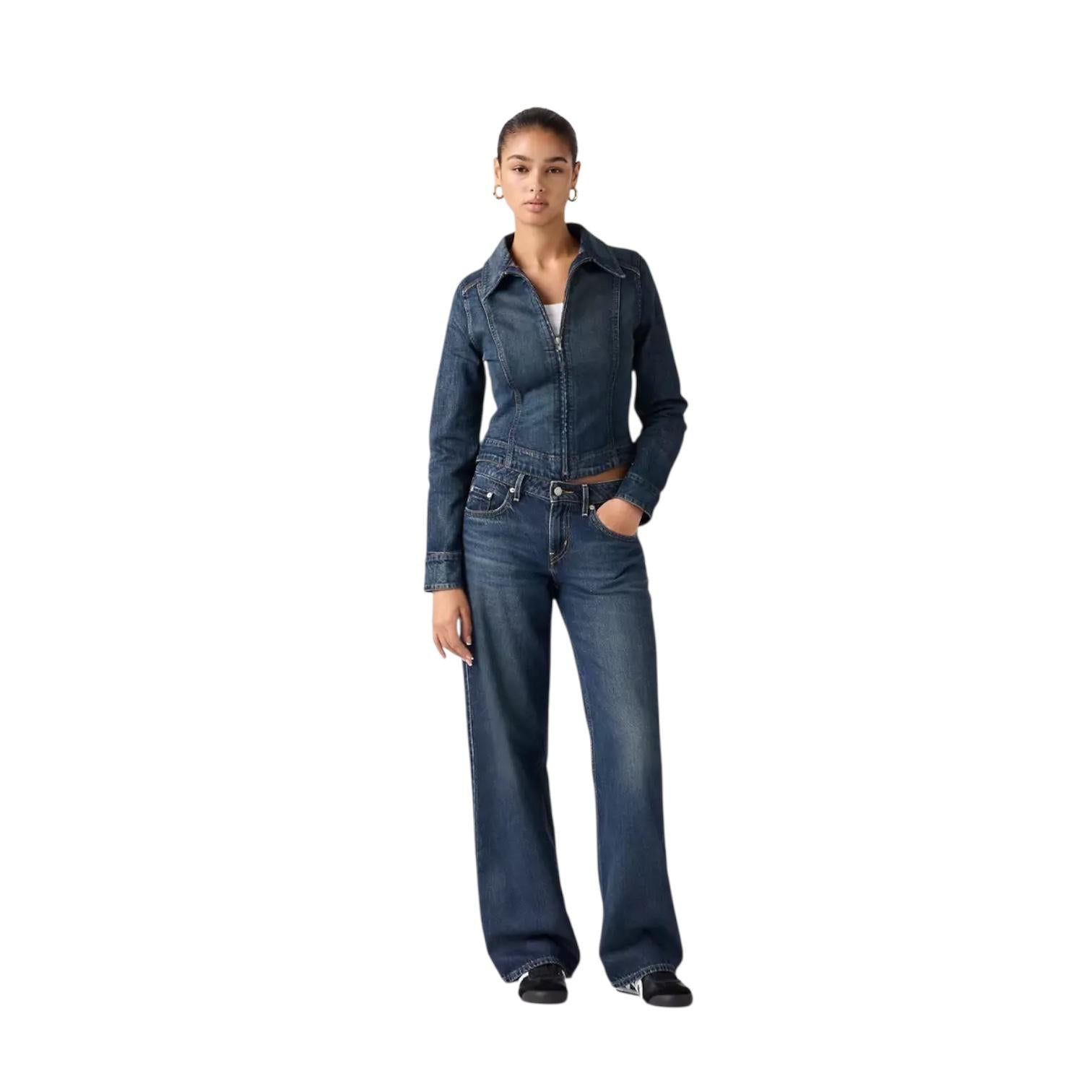 Levi's Jeans Low Loose A55660064 Lost In Translation Blu Donna