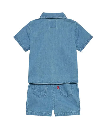 Levi's Kids Completo Jeans Bimbo Blu Chiaro - 6EP623 L4S