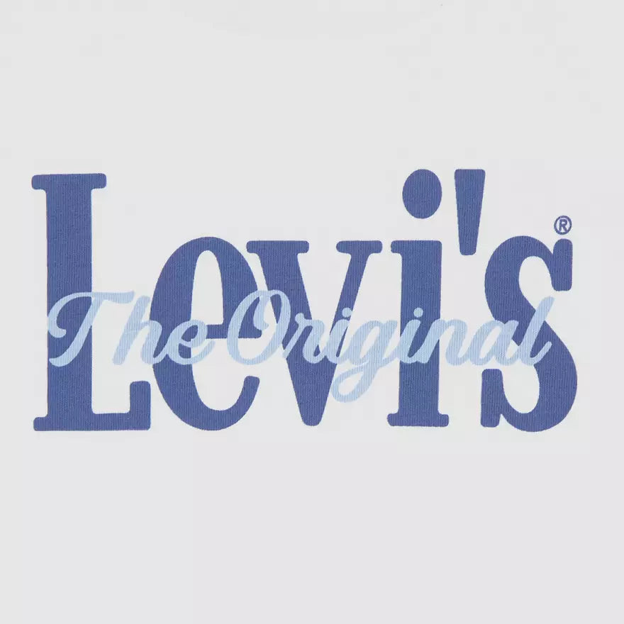 Levi's Kids completo Tee & Denim - T-shirt con stampa - 6EP622-W1T Bianco