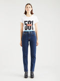 Levi's Jeans 501 Original Cropped 36200-0179 Blu Scuro Donna